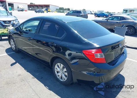 2012 Honda Civic Lx from USA, damaged, VIN 19XFB2F54CE324857